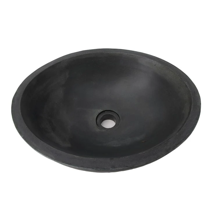 Vessel Caspar Small Oval 16-5/8 Inch White Concrete - Frankwebs