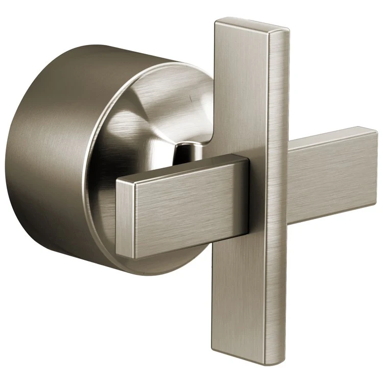 Handle Kit Levoir Zinc 1 Cross ADA Brilliance Polished Nickel for Sensori Thermostatic Valve Trim 2-29/32 Inch - Frankwebs