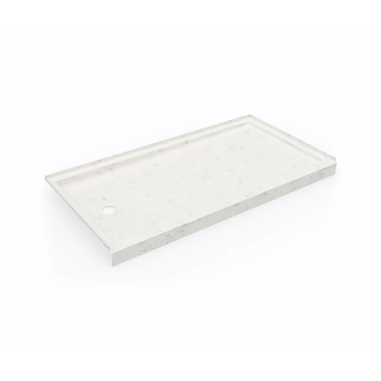 Shower Base Swanstone Alcove Retrofit Rectangular Cloud White 32 x 60 Inch Swanstone Right Drain - Frankwebs