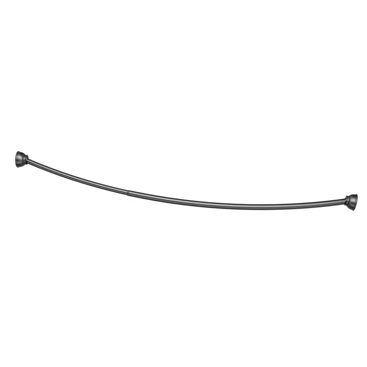 Shower Rod Curved Chrome 72 Inch Metal - Frankwebs