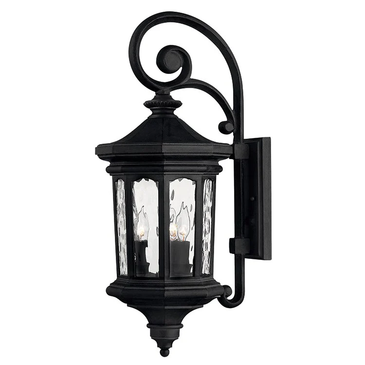 Raley Three-Light Medium Wall-Mount Lantern - Frankwebs
