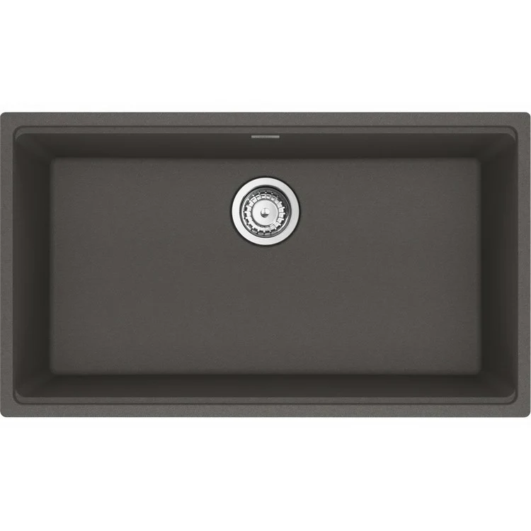 Kitchen Sink Maris 31 x 17.8 Inch 1 Bowl Slate Grey Undermount Rectangular Granite - Frankwebs