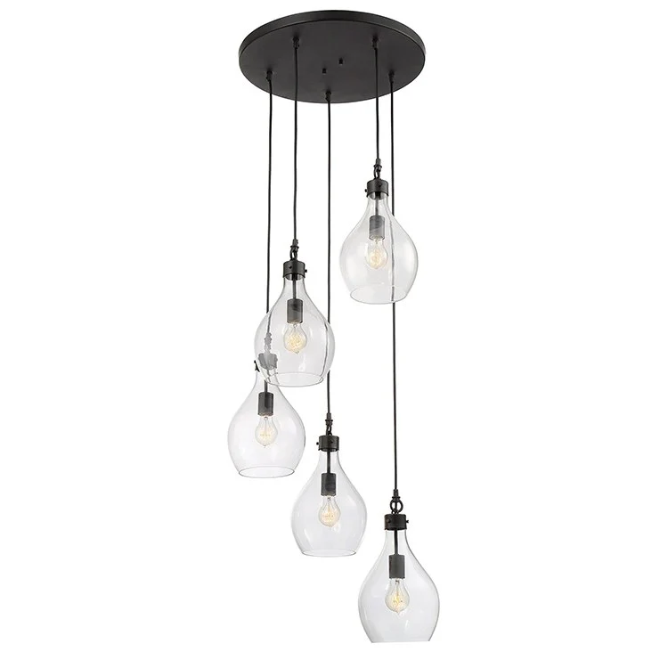 Pulaski Five-Light Cluster Pendant - Frankwebs