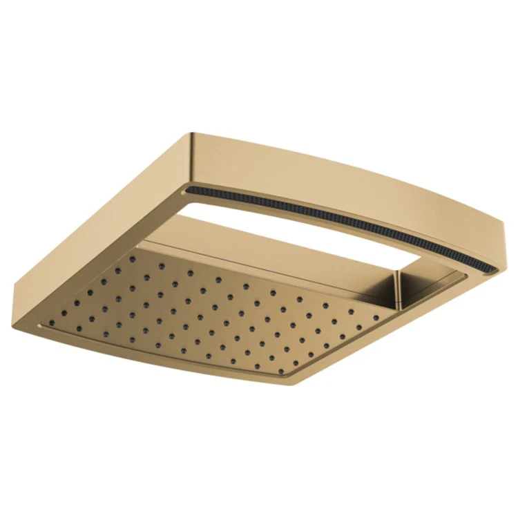 Showerhead Kintsu 3 Function Rain Can Brilliance Black Onyx 14 Inch 1.75 Gallons per Minute Square Includes Full Canopy & Full & Canopy Spray - Frankwebs