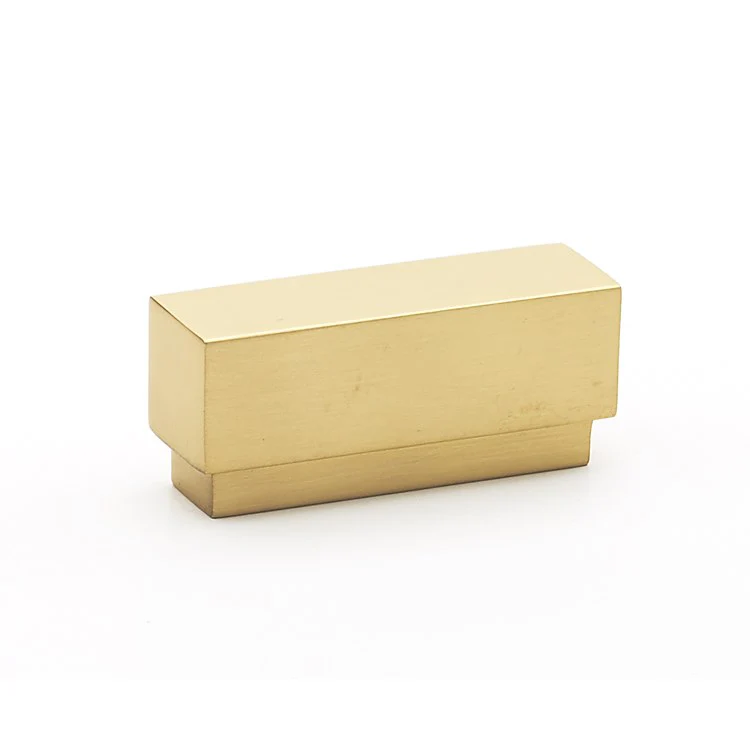 Pull Simplicity Unlacquered Brass 1-1/2 Inch 2 Inch 7/8 Inch - Frankwebs