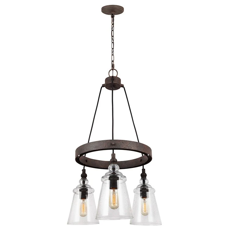 Loras Three-Light Chandelier - Frankwebs
