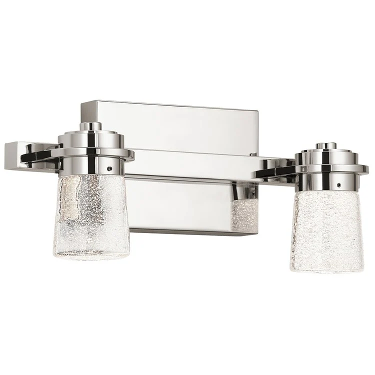 Vanity Light Vada 2 Lamp Polished Nickel Steel - Frankwebs