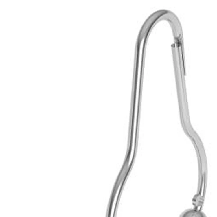 Shower Curtain Ring Set of 12 Satin Nickel Brass 1-5/8 Inch - Frankwebs