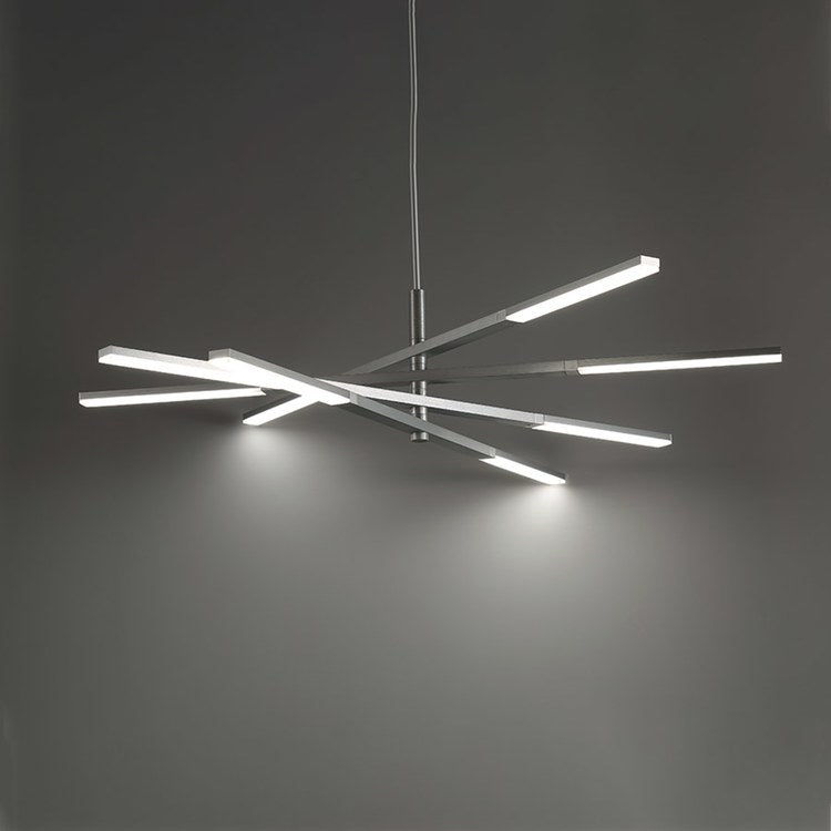 Stacked Single-Light LED Chandelier 3000K - Frankwebs