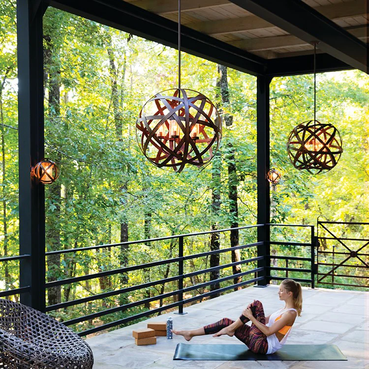 Carson Five-Light LED Globe Pendant - Frankwebs