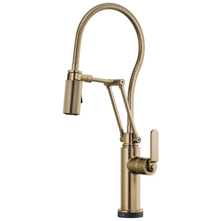 Kitchen Faucet Litze SmartTouch Technology with Finished Semi-Flexible Hose 1 Flat Lever ADA Chrome 1.8 Gallons per Minute - Frankwebs