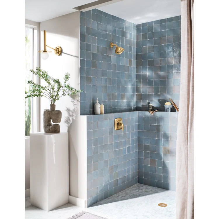 Shower Trim Voss Posi-Temp Eco-Performance 1 Lever Brushed Gold ADA 1.75 Gallons per Minute - Frankwebs