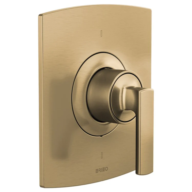 Thermostatic Trim Kintsu Sensori Valve 1 Less Handle Brilliance Black Onyx ADA for Requires Sensori Thermostatic Valve Rough Escutcheon and RP72604 Extension Kit Brass - Frankwebs