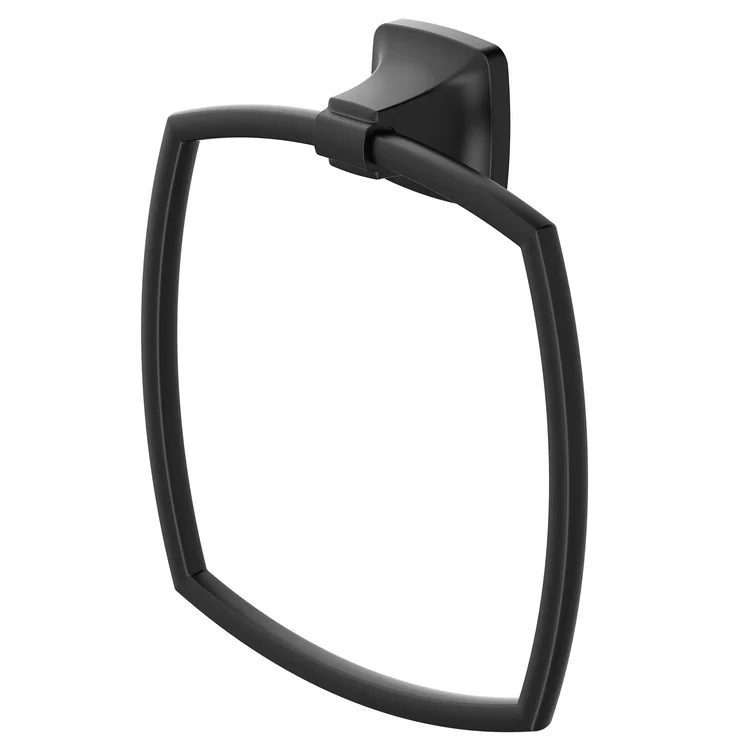 Towel Ring Townsend Closed Matte Black Metal 1-3/4 Inch - Frankwebs