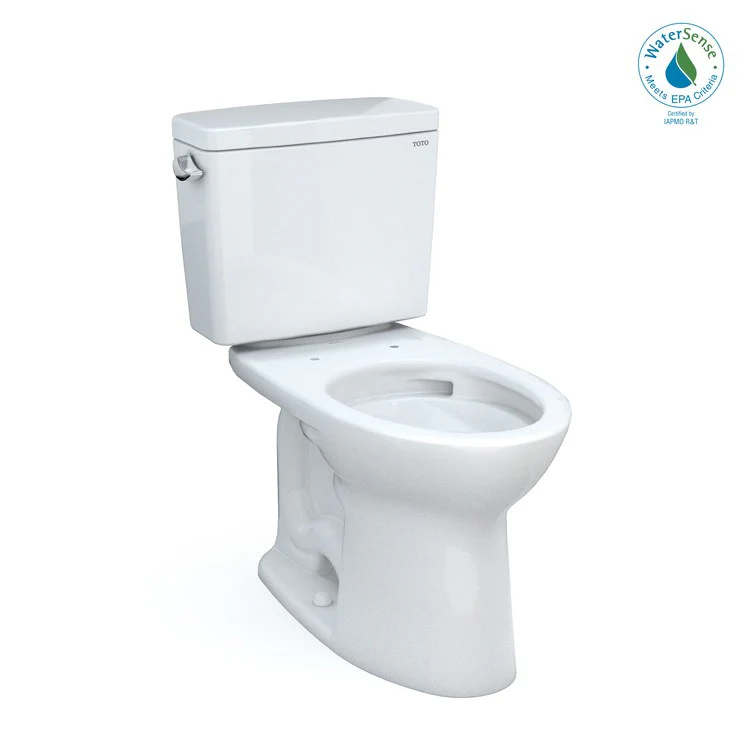 Toilet Drake 2 Pieces Cotton Elongated 29 Inch 1.28 Gallons per Flush Left Hand Chrome Less Seat - Frankwebs