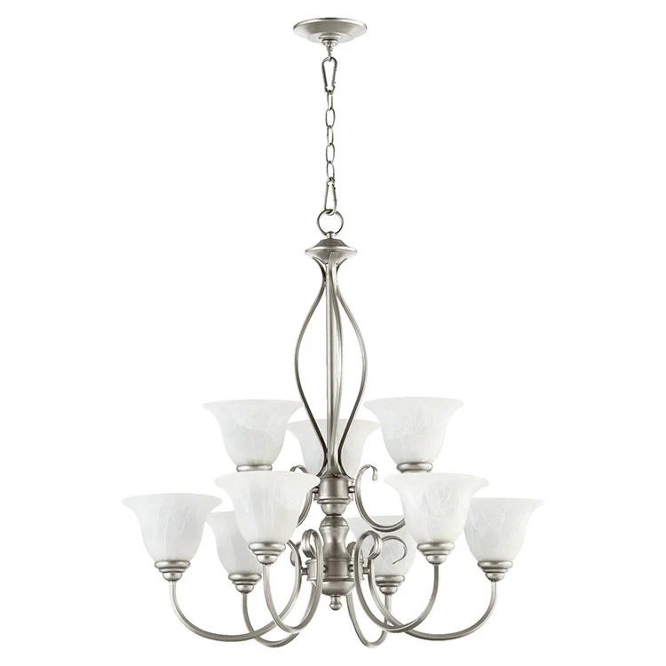 Spencer Nine-Light Two-Tier Chandelier - Frankwebs
