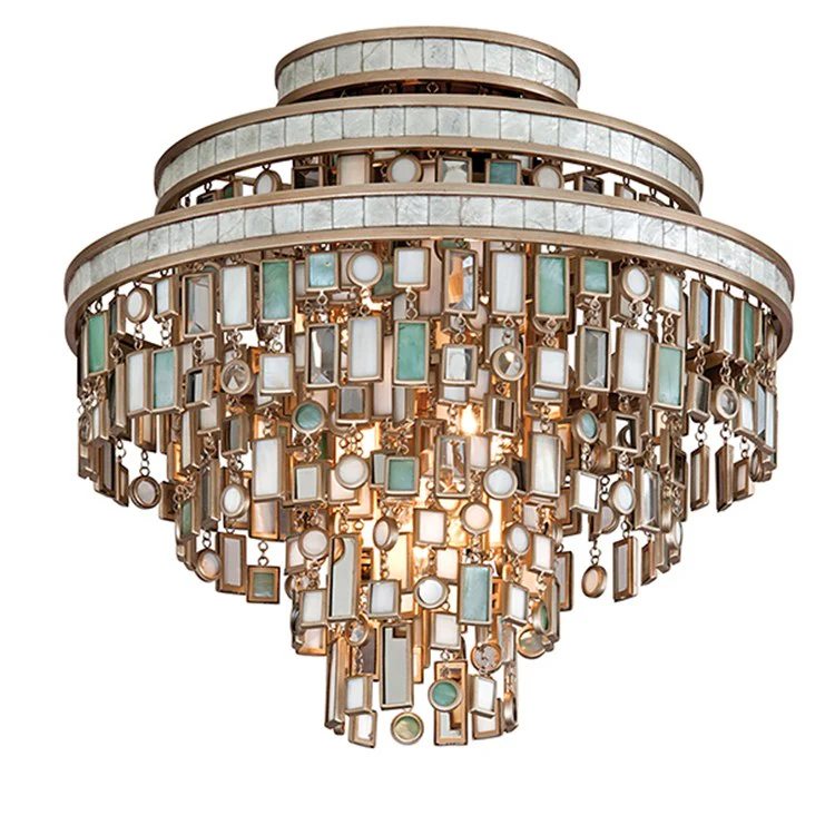 Dolcetti Three-Light Semi-Flush Mount Ceiling Fixture - Frankwebs