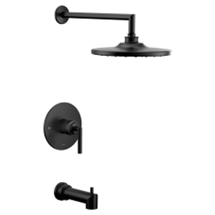 Tub and Shower Trim Arris M-Core Eco-Performance 1 Lever Matte Black ADA 1.75 Gallons per Minute - Frankwebs