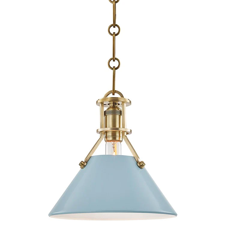 Painted No.2 Single-Light Small Pendant by Mark D. Sikes - Frankwebs