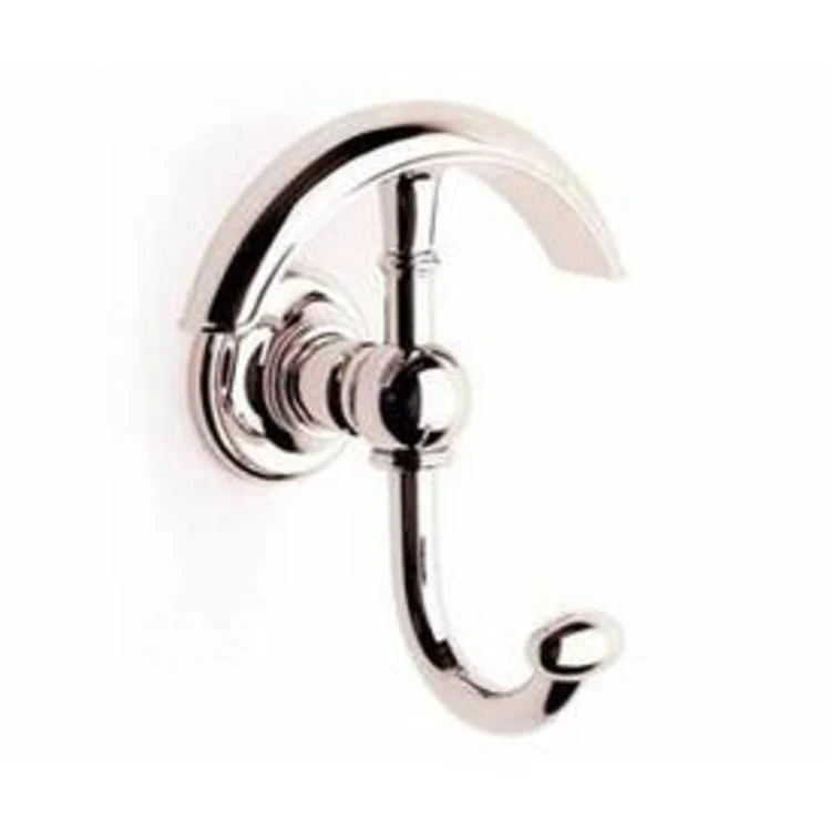 Robe Hook Columnar Double Polished Chrome 5-3/8 Inch 4-1/8 Inch Wall Mount Brass - Frankwebs