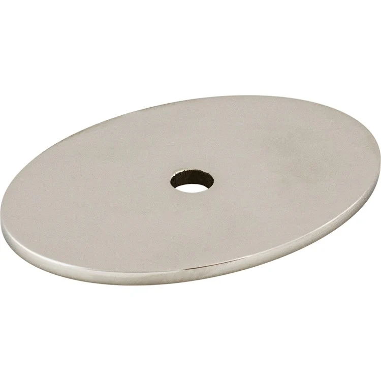 Backplate Sanctuary Oval 1-3/4 Inch Polished Nickel Steel TK62PN - Frankwebs