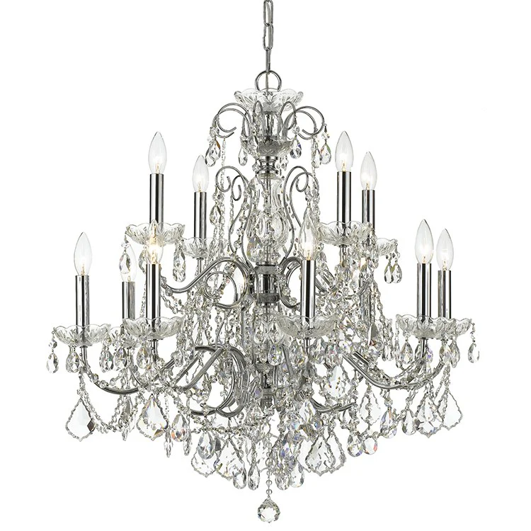 Imperial Twelve-Light Two-Tier Chandelier - Frankwebs