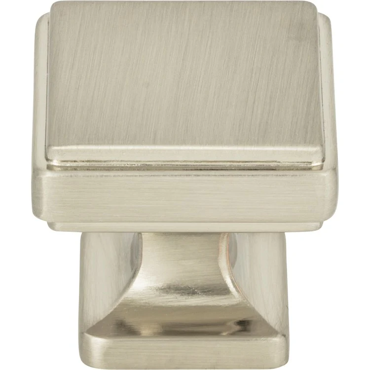 Knob Atlas Kate Brushed Nickel Zinc Alloy 1-1/4 Inch - Frankwebs