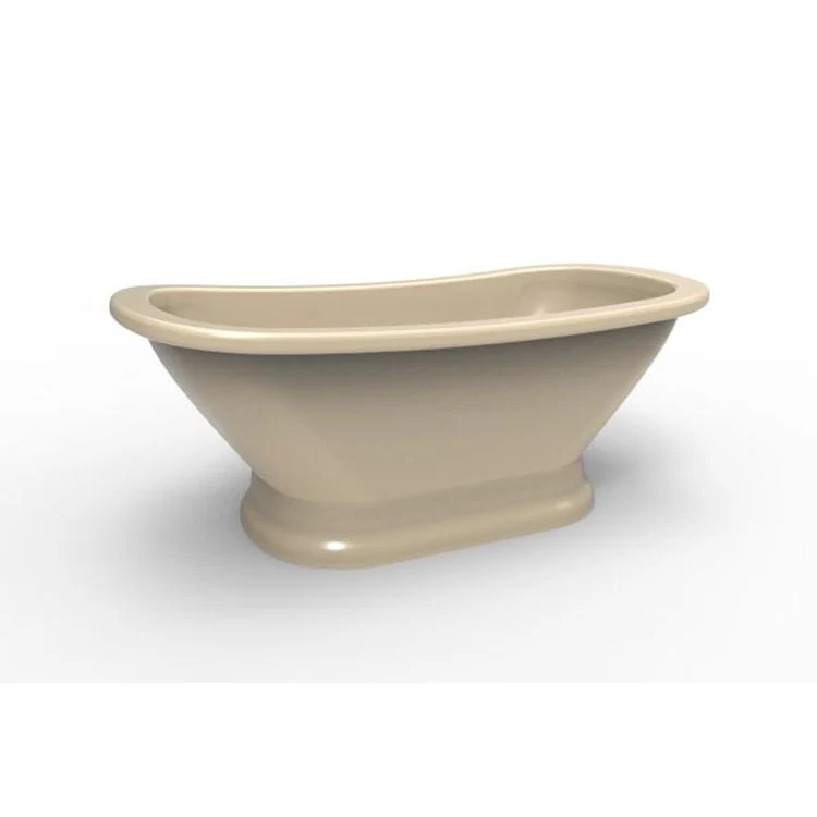 Air Tub Ston Collection Mitra Freestanding Almond Oval Hydroluxe SS 72 x 38 x 25-1/4 Inch - Frankwebs