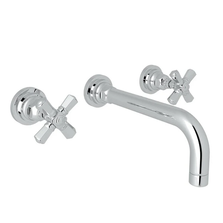 Lavatory Faucet San Giovanni Wall Mount 2 Cross Tuscan Brass 1.2 Gallons per Minute - Frankwebs