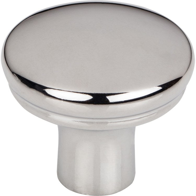 Knob Ellis Julian Round Brushed Satin Nickel Zinc Alloy 1-1/4 Inch - Frankwebs