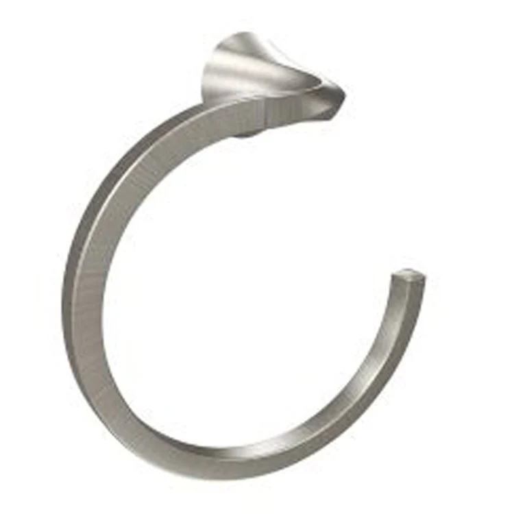 Towel Ring Oxby 6-9/10 Inch Open Brushed Nickel - Frankwebs