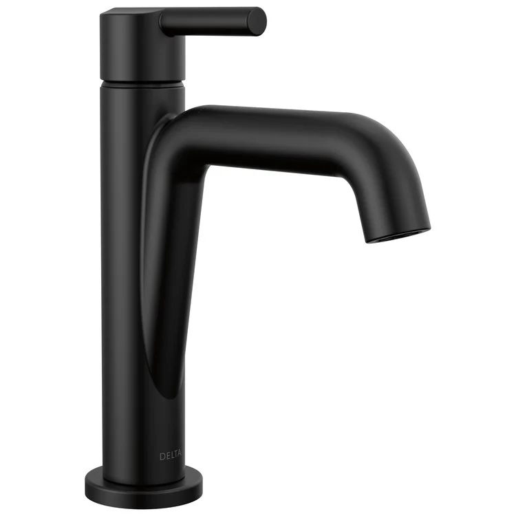 Lavatory Faucet Nicoli 1 Lever ADA WaterSense Matte Black 1.2 Gallons per Minute 4-7/8 Inch - Frankwebs