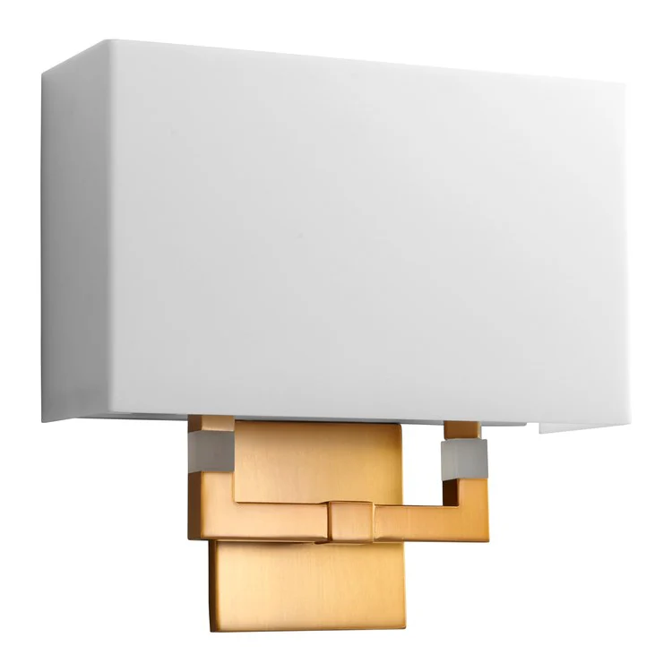 Chameleon Single-Light Bathroom Wall Sconce - Aged Brass - Frankwebs