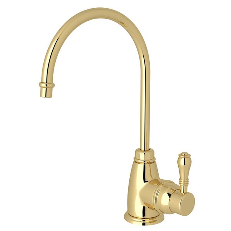 Hot Water Dispenser San Julio 1 Lever C-Spout Italian Brass - Frankwebs