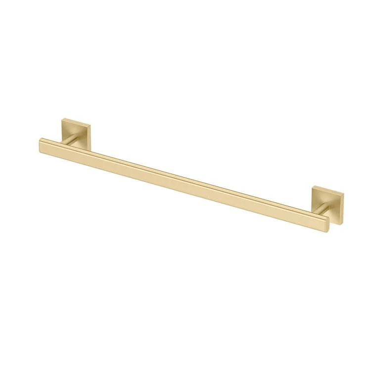 Towel Bar Elevate 18 Inch Brushed Brass Wall Mount Brass - Frankwebs