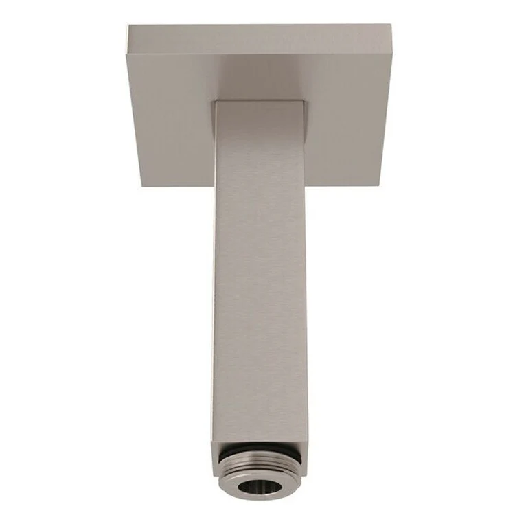 Shower Arm with Square Sliding Escutcheon Polished Chrome 3 Inch 1/2 Inch Male Inlet 1/2 Inch Male Outlet Brass Ceiling Mount - Frankwebs