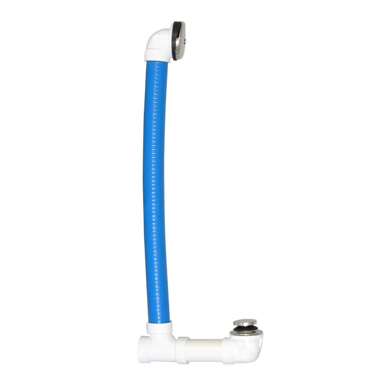 Tub Drain Hidden 24 Inch Brushed Nickel Brass - Frankwebs