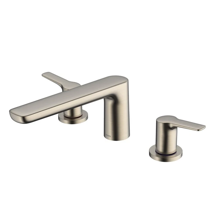 Roman Tub Trim GS Deck Mount 2 Lever Brushed Nickel ADA 3 Hole - Frankwebs