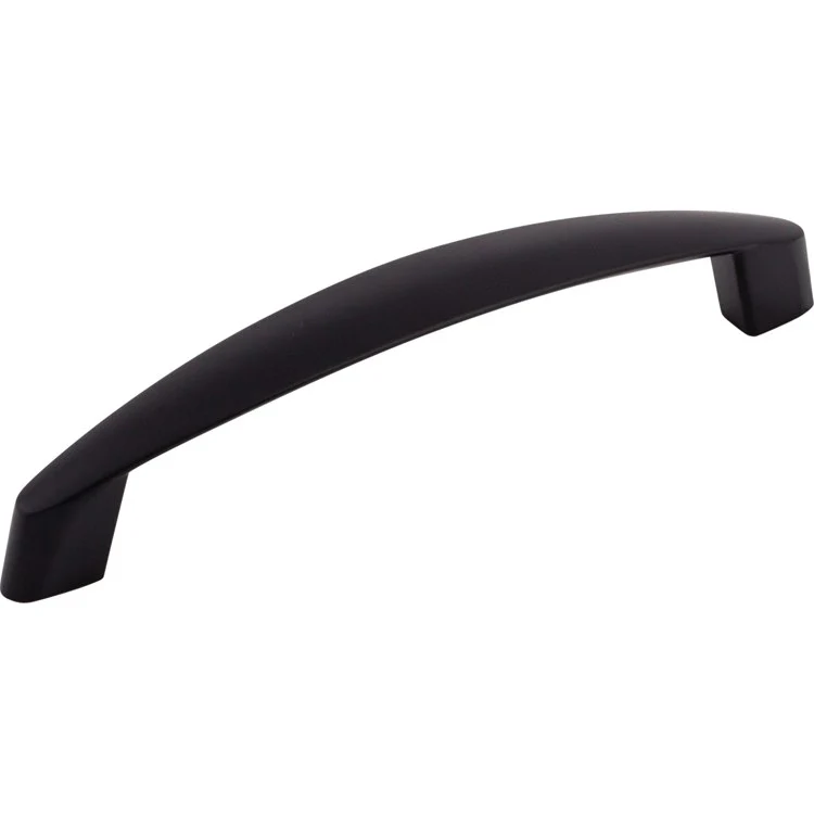 Pull Nouveau III Boro Flat Black Zinc Alloy 5-1/16 Inch 5-5/8 x 3/4 Inch - Frankwebs