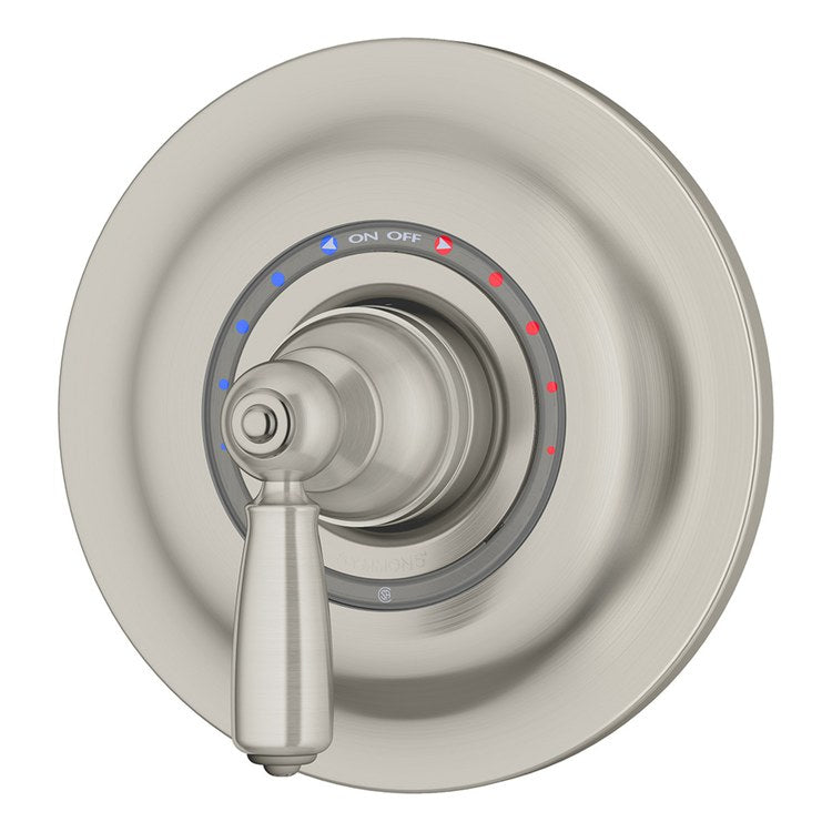 Shower Valve Trim Allura for Test Cap Valve 1 Lever Satin Nickel ADA for 161/162 Series Temptrol Shower Valve - Frankwebs