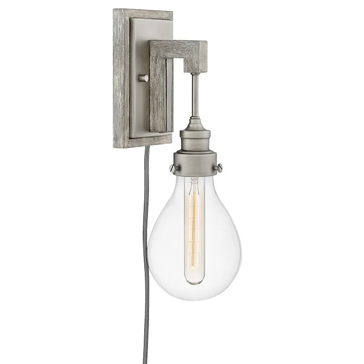 Denton Single-Light Plug-In Wall Sconce - Frankwebs