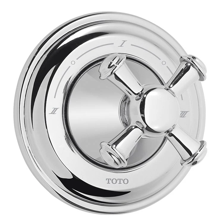 Vivian Three-Function Diverter Trim with Off and Cross Handle - Frankwebs