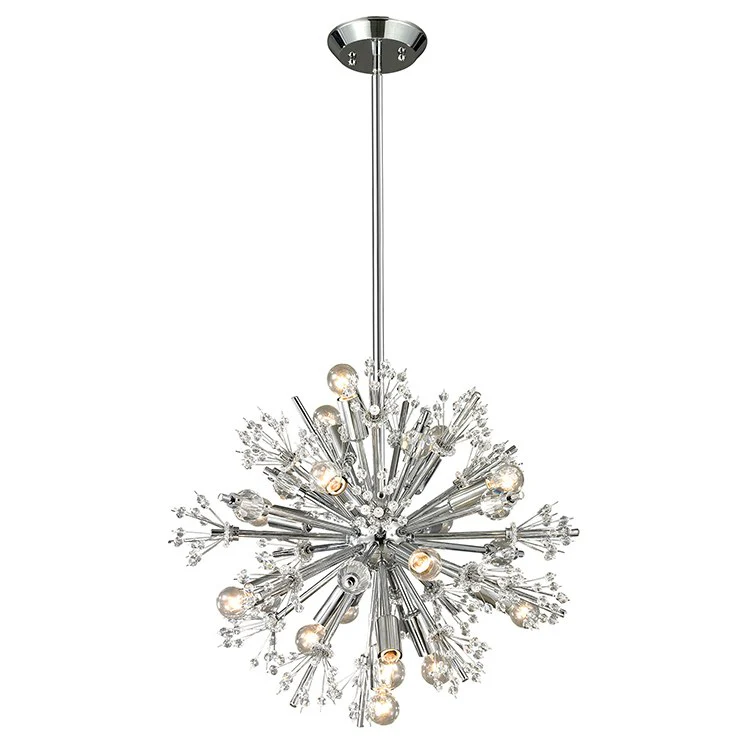 Starburst Fifteen-Light Chandelier - Frankwebs