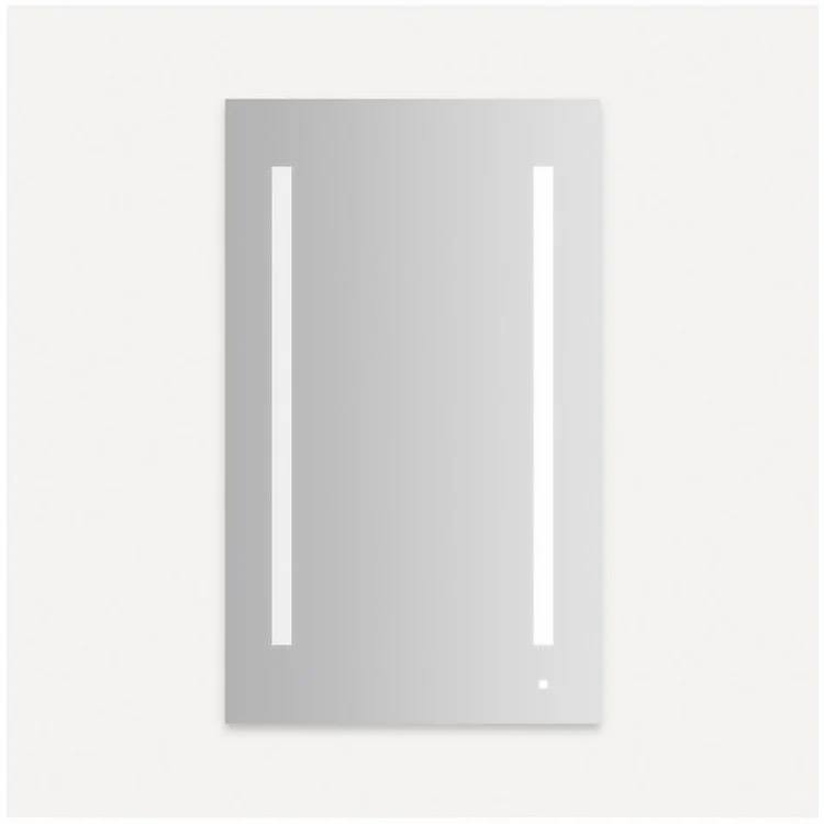 Medicine Cabinet AiO 24W x 40H x 4D Inch 1 Doors Mirror Flat Top Aluminum Yes Left Hand Side Recessed/Surface Warm White LUM Lighting Audio 2700 Kelvin - Frankwebs