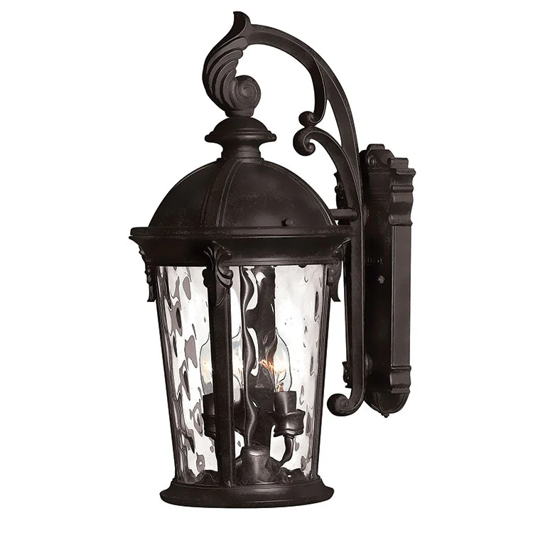 Windsor Three-Light Small Wall-Mount Lantern - Frankwebs