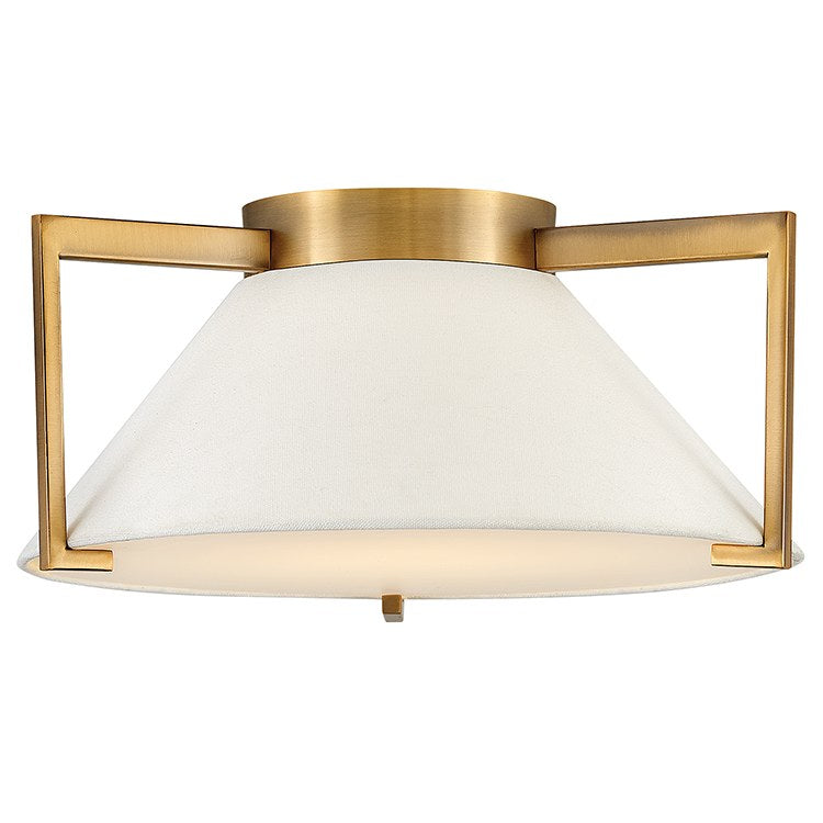 Calla Single-Light LED Medium Flush Mount Ceiling Fixture - Frankwebs