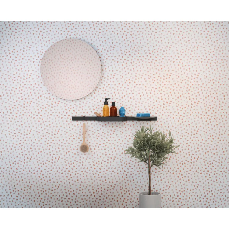 Wall Bar Concealed Fastening Matte Black 9-9/16W Inch Includes Gluing Set Metal - Frankwebs