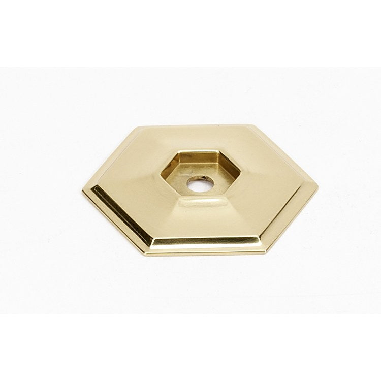 Backplate Nicole 1-1/2 Inch Polished Brass - Frankwebs