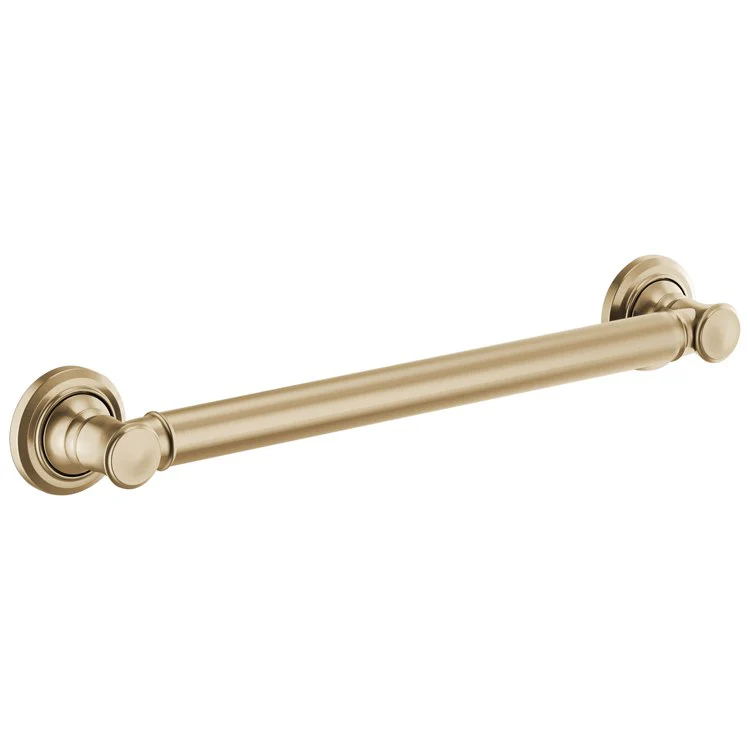 Grab Bar 18 Inch Traditional Brilliance Luxe Gold ADA Concealed Mount Metal - Frankwebs
