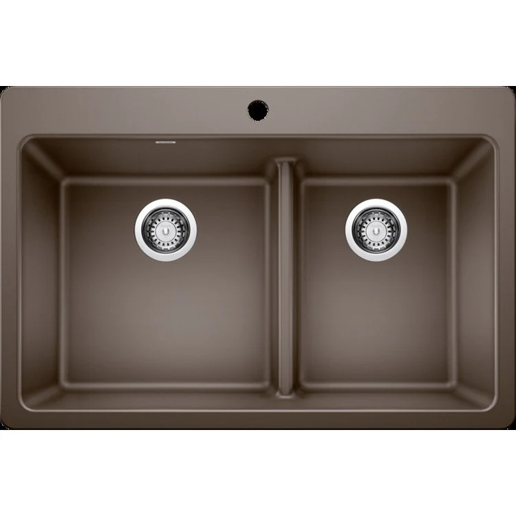 Kitchen Sink Corence 33 x 22 Inch Double Bowl 1-3/4 Double Low Divide 1 Hole Cafe Drop-In/Undermount - Frankwebs